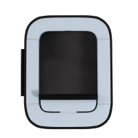 PawHut Cercado dobrável para cão gato pequenos animais em tecido Oxford com arrumação 84 x 64 x 53 cm cinza e preto(m-6)