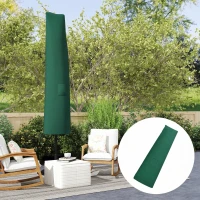 Outsunny Garden Parasol Cover, Waterproof Cantilever Banana Umbrella Protector, 240 x 48/70 cm for 3 m Cantilever Parasol(m-10)