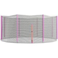 SPORTNOW Plasa de siguranta pentru trambulina 366cm, Roz(m-12)