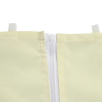 Outsunny Replacement Gazebo Curtains 4-Panel Sidewalls with Zipper for 3 x 3 (M) Yard Gazebos Canopy Tent, Beige(m-7)