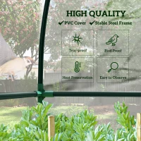 Outsunny 143cm x 118cm Walk-In Lean To Greenhouse, with Accessories(m-4)