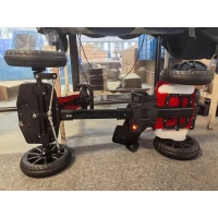 AIYAPLAY Go-Kart Électrique pour Enfants avec Double Moteur 12V, Rosso(m-2)