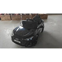AIYAPLAY Carro Elétrico Infantil 12V Audi A5L com Telecomando, Bateria de Lítio, 2 Motores, Telecomando, Preto(m-5)