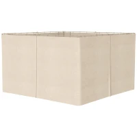 Outsunny 4 Pack Replacement Gazebo Curtains Privacy Panel for Most 3 x 4m Gazebo Canopy Pavillion Outdoor Shelter Sidewalls Accessories Beige(m-1)