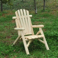 Fauteuil de jardin bois naturel(m-6)