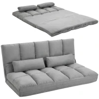 HomCom canapea de podea, pliabila 130x73x60 cm | AOSOM RO(m-1)