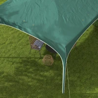 Outsunny Cort cu Copertina Pliabila de 3x3m, Verde(m-8)