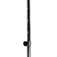 HOMCOM Punching Ball de podea cu mănuși, înălțime reglabilă 126-144 cm și bază umplută, negru(m-8)