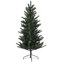 HOMCOM Weihnachtsbaum 180 cm, flammenhemmend, Metallfuß, 467 Spitzen, grün(m-11)