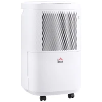 HOMCOM 10L/Day 2200ML Portable Quiet Dehumidifier with WiFi Smart App Control, Electric Moisture Air Dehumidifier for Home Laundry Basement(m-1)