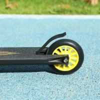 HOMCOM Pro Stunt-Scooter, Trotinete para truques freestyle, Alumínio, Metal, Couro sintético, para crianças e adultos, Dourado(m-5)