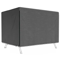 Outsunny Housse de Protection balancelle de Jardin bâche étanche dim. 2,15L x 1,55l x 1,5H m PE Noir(m-15)