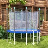 SPORTNOW Ersatz-Randabdeckung für Trampoline, wasserfest, reißfest, Ø366 cm, Blau(m-7)