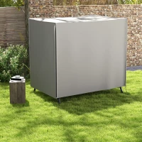 Outsunny Funda para Balancín de Jardín con Cremallera Cubierta para Muebles de Exterior 177x114x152 cm Gris(m-9)