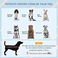 PawHut Cușcă pentru câini din lemn pentru exterior, căsuță pentru câini mari cu podea detașabilă, 84x99x87cm, gri(m-4)