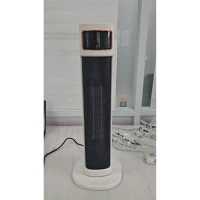HOMCOM Portable Space Heater, 2000W Ceramic Heater with 4 Modes (Eco Mode), Adjustable Thermostat, Remote, Low Energy(m-4)