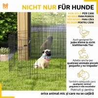 PawHut Padoc pentru Animale – 8 Panouri Metalice 76×61 cm(m-5)