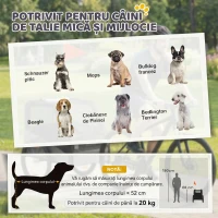 PawHut Cărucior transport animale(m-6)