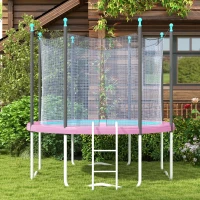 SPORTNOW Ersatz-Randabdeckung für Trampoline, wasserfest, reißfest, Ø366 cm, Rosa(m-7)