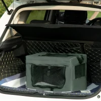 PawHut 48.5cm Pet Carrier, with Cushion, for Miniature Dogs - Grey(m-10)