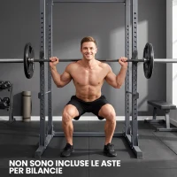 SPORTNOW Set Discos Gimnasio Olímpicos 2x10 kg Agujero Ø50 mm 3 Asas Ergonómicas Negro(m-5)