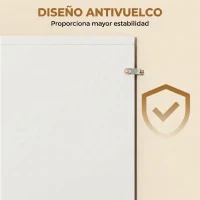 HOMCOM Recibidor de Entrada con Espejo Cajón y Estante Mueble de Recibidor para Pasillo 91,5x27,9x85,5 cm Blanco(m-7)