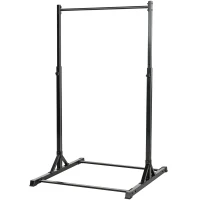 SPORTNOW Station de musculation et barre de traction power tower 200 kg avec 8 niveaux de hauteur noir(m-13)