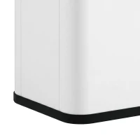 HOMCOM 40L Sensor Bin with Soft-Close Lid, Stainless Steel Automatic Touchless Motion Sensor Kitchen Bin, White(m-12)