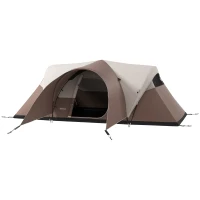Outsunny Tente de camping familiale 7 personnes étanche ventilée avec sac de transport, dim. 550L x 300l x 198H cm(m-17)