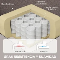 HOMCOM Sillón de Salón con Reposacabezas y Patas de Madera Butaca Carga 160 kg para Dormitorio Oficina Sala de Estar Marrón(m-5)