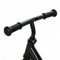 AIYAPLAY 11.2" Balance Bike for 2-5 Years, Toddler Bike with Lighting Wheels, Adjustable Seat & Handlebar, Black(m-10)