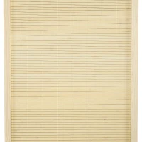 HOMCOM Paravent 4-teilig 180 x 180 cm Faltbar Raumteiler Trennwand aus Bambus für Wohnzimmer Natur(m-8)