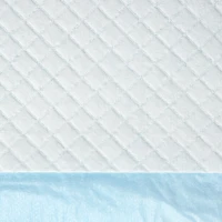 PawHut Set 100 Covorașe Igienice pentru Câini cu 6 Straturi din Material Netesut, Hârtie și PE, 45x60 cm, Albastru și Alb(m-8)