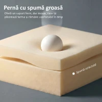 Vinsetto Scaun de Birou Ergonomic, Rotativ, fără Brațe, din Plasă Respirabilă, Înălțime Reglabilă, Roz(m-6)