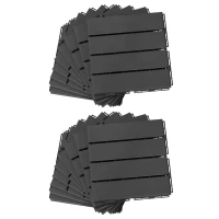 Outsunny Caillebotis - Dalles terrasse - Lot de 18 - emboîtables, Installation très Simple - Petits Carreaux Composite Plastique(m-1)