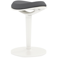 HOMCOM Pendelhocker, ergonomisch, höhenverstellbar, bis 120 kg, 42,5x35,5x56,5-71,5cm, Grau