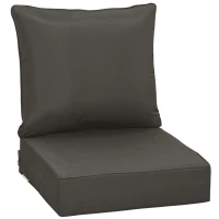 Outsunny Outdoor Seat and Back Cushion Set Patio Deep Seating Chair Replacement Cushion(m-1)