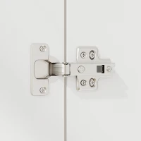 HOMCOM Armario Dormitorio Moderno Armario Ropero con Barra para Colgar Cajón Estante Superior 40x52x170 cm Blanco(m-13)