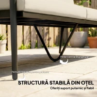 Outsunny Canapea pentru terasă(m-7)