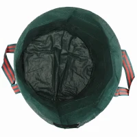 Outsunny Set de 3 saci pentru deșeuri de grădină, 300 L, cu mânere, pliabili și reutilizabili, Ø67 x 84 cm, verde(m-9)