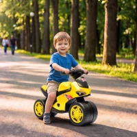 AIYAPLAY Bicicleta de Equilibrio sin Pedales con Música para Niños 18-36 Meses Amarillo(m-10)