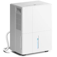 HOMCOM 30L Clothes Dryer Dehumidifier - White(m-1)