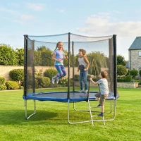 SPORTNOW Trampoline d'extérieur avec filet de sécurité Ø305 cm pour enfants et adultes(m-8)