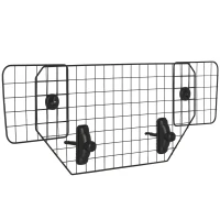 PawHut Grille de protection universelle pour chien barrière de sécurité de voiture pour chiens largeur ajustable 90-120 cm noir(m-16)