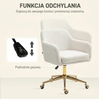 Fotel biurowy, regulowany, obrotowy, wygodny relaksacyjny(m-5)