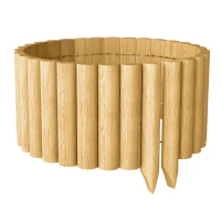Outsunny Valla de Jardín de Madera Panel Decorativo Resistente y Fácil de Instalar para Patio Césped Camino 176x38 cm Natural(m-11)