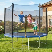 SPORTNOW Trampoline d'extérieur avec filet de sécurité Ø305 cm pour enfants et adultes(m-14)