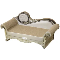 PawHut Cat Furniture, with Scratching Pad & Catnip - Brown(m-10)