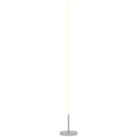 HOMCOM Lampă de Podea LED de 150 cm cu Temperatura Culorii Reglabilă și Telecomandă, Argintiu(m-12)