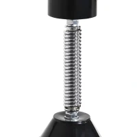 HOMCOM Speed Bag montabilă pe perete pentru box și MMA, cu înălțime reglabilă și suport, din oțel și PU, 79x72x20 cm, neagră(m-8)